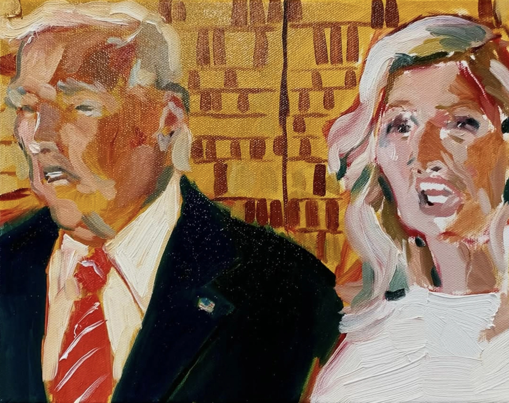 Daan Koens - Koningin Máxima, Prinses der Nederlanden, Prinses van Oranje-Nassau, mevrouw van Amsberg en Donald J. Trump gedurende de NAVO top van 2025